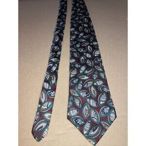 Abstract Paisley Vintage Men's Silk Tie, 1940s 1950s, WPL 9116 Necktie, Repp LTD